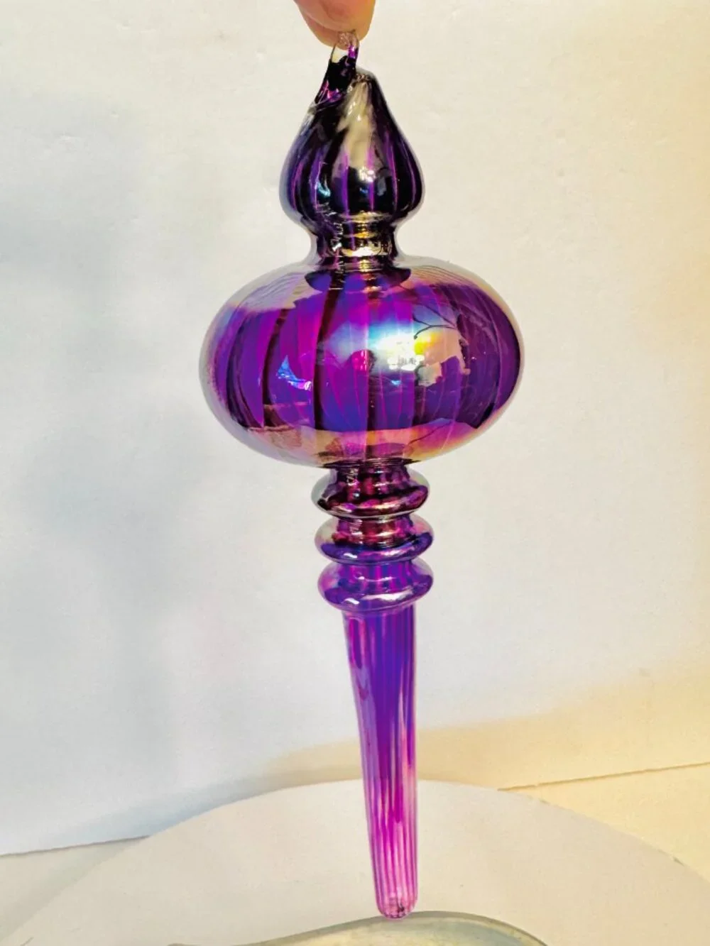 Vtg Hand Blown 9